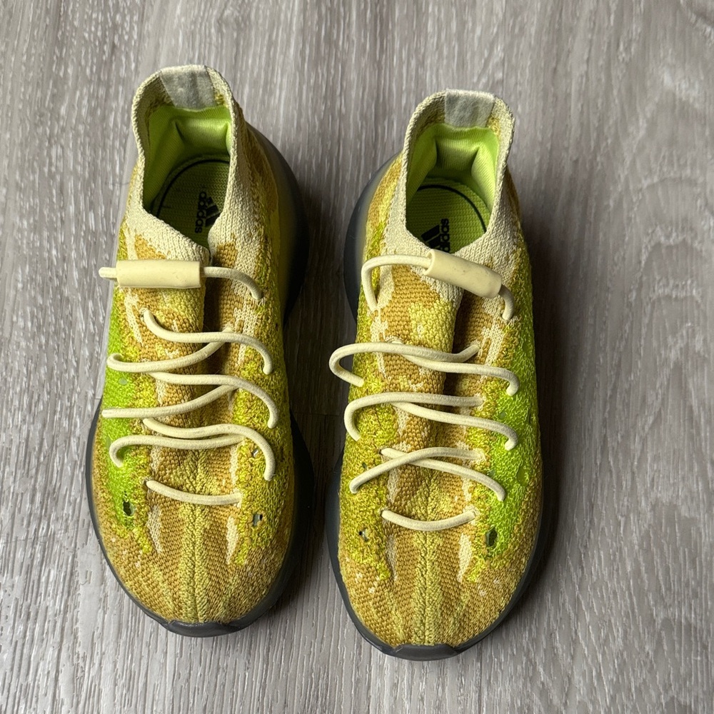 Yeezy Kids Bright Yellow Sneakers